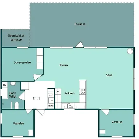 Holiday home Beautiful And Private Summerhouse With Terrace Ebeltoft